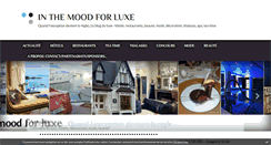 Desktop Screenshot of inthemoodforluxe.com